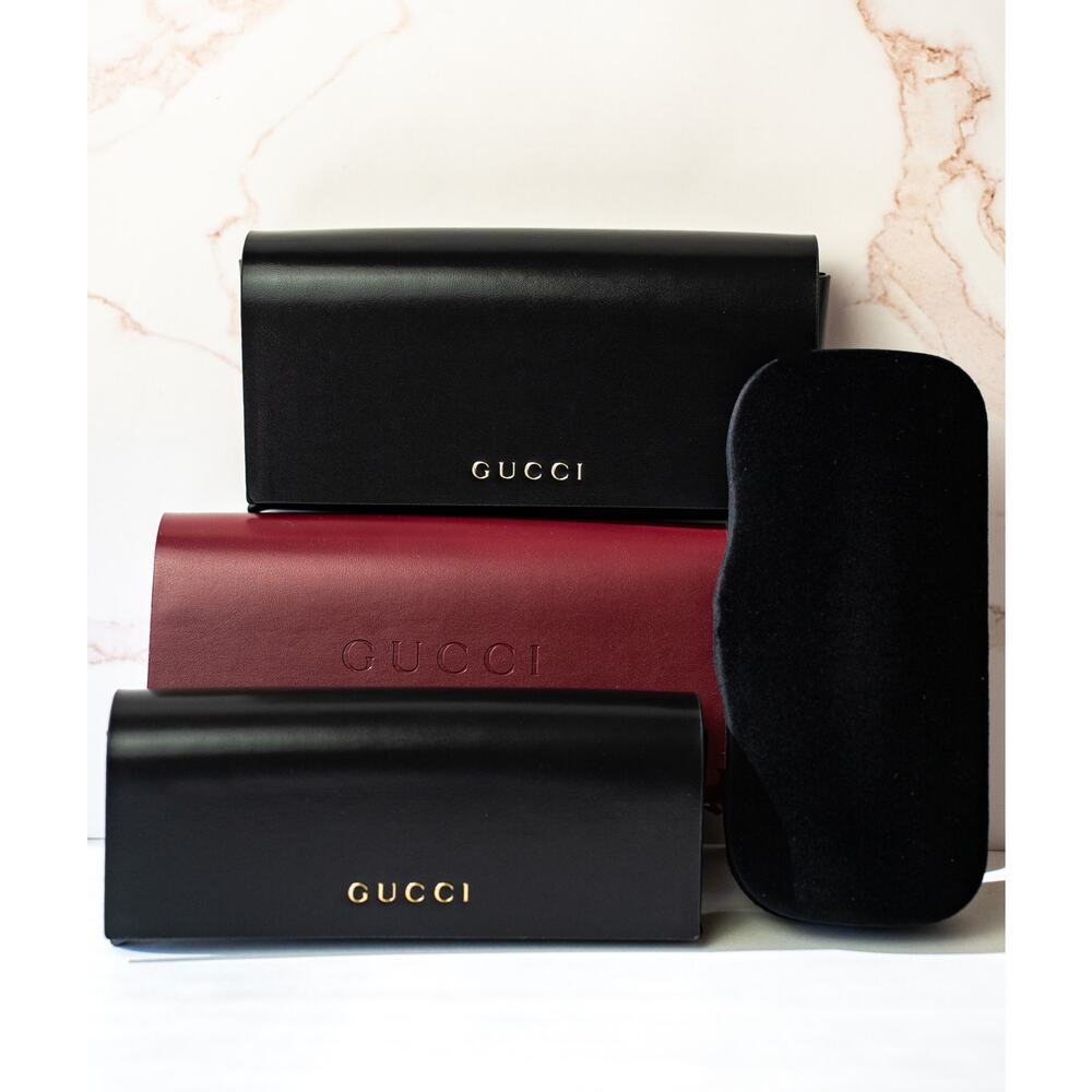 NEW Gucci GG2164S Brown Aviator Oversized Sunglasses $565 - Picture 11 of 11